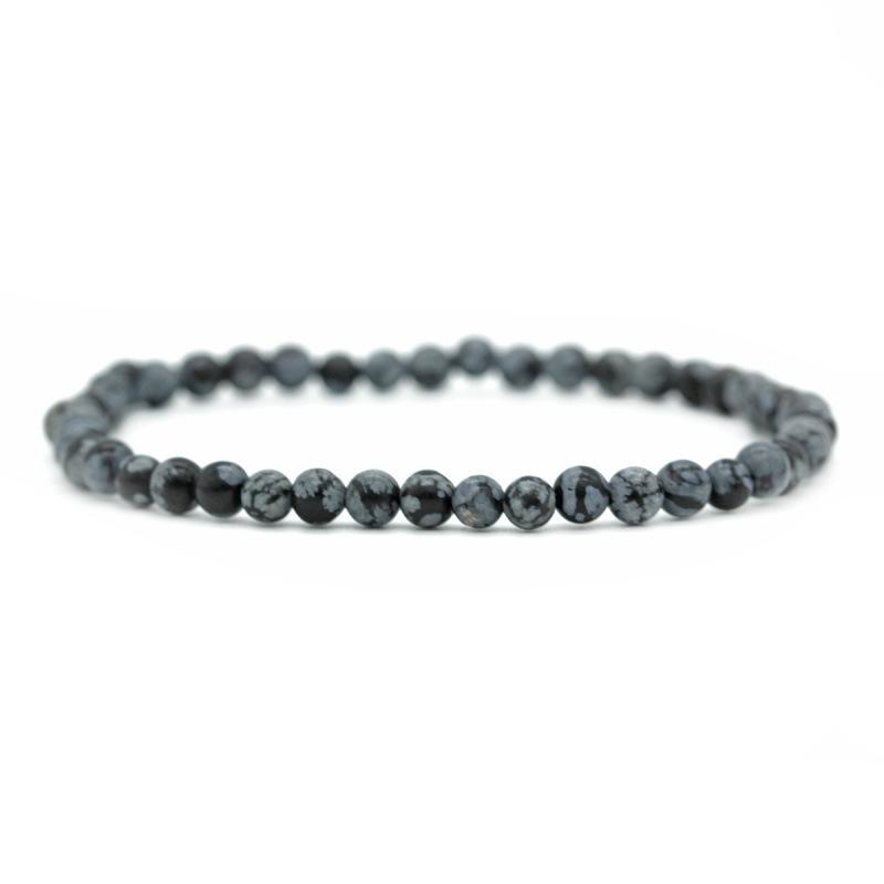 Fresh Style 4MM Agate Tiger's Eye & Volcanic Rock Beaded Bracelet