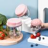 Hand Chopper Garlic Press Vegetable Fruit Twist Shredder Manual Meat Grinder Chopper Garlic Crusher Cutter Home Kitchen