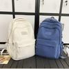 Stylish Unisex Korean Trendy Backpack For High School Students In Solid Colors