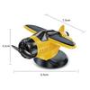 1 Pcs Car Solar Energy Powered Rotating Propeller Fighter Ornaments Car Solar Decoration Interior Accessories