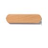 Solid Wood Wall-Mounted Key Organizer with Magnetic Hooks