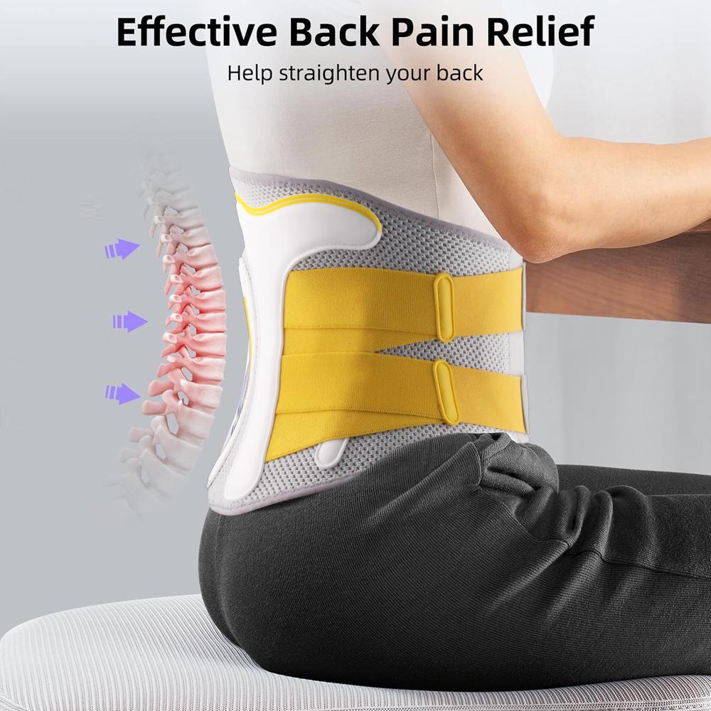 Back Brace For Lower Back Pain, Breathable Design With Lumbar Support Belt, Back Support Brace, Immediate Relief From Sciatica
