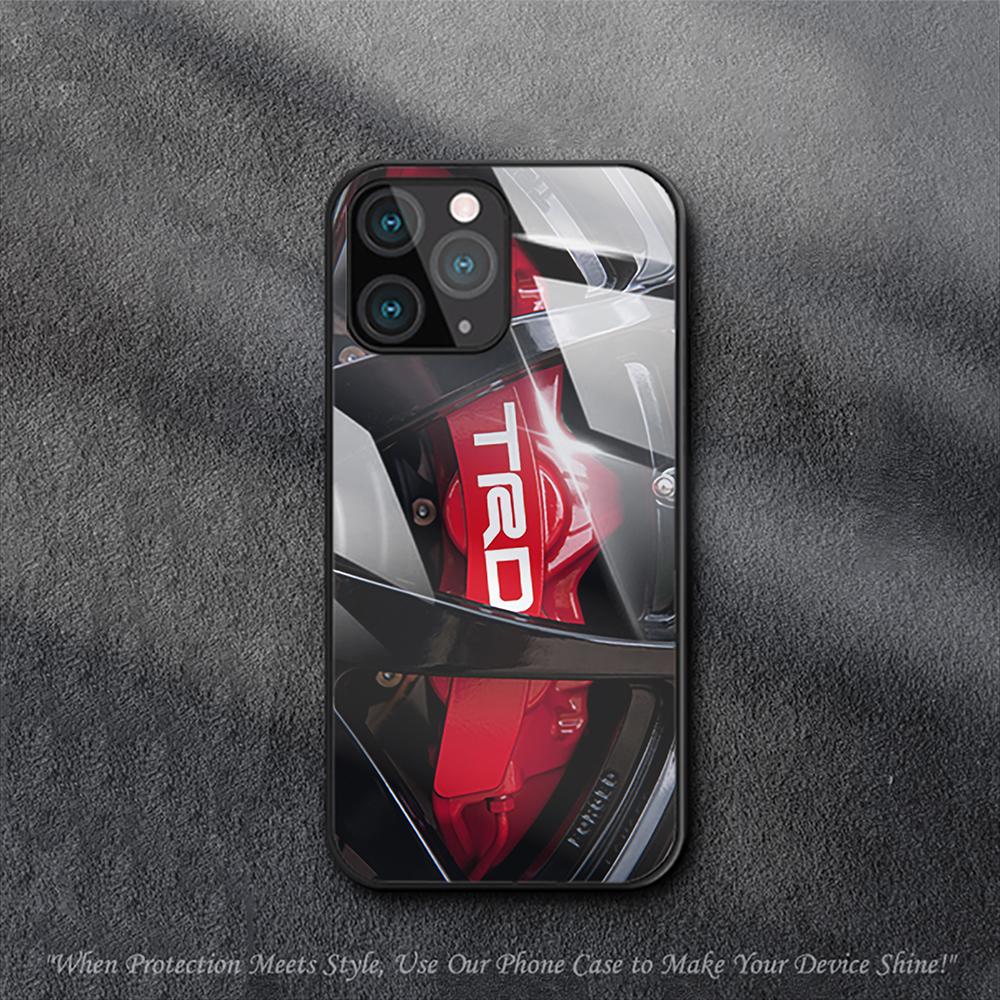 Toyotas Auto-Logo Hülle Für iPhone Samsung Galaxy Redmi Note S 17 16 15 14 13 20 24 25 54 Pro Max Ultra Fe Air Gehärtetes Glas Hülle