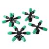 Misting Atomizing Sprayer Garden Irrigation Misting System Watering Supplies 4/5/6/7Way Fogger Nozzle with 1/2" Thread Connector