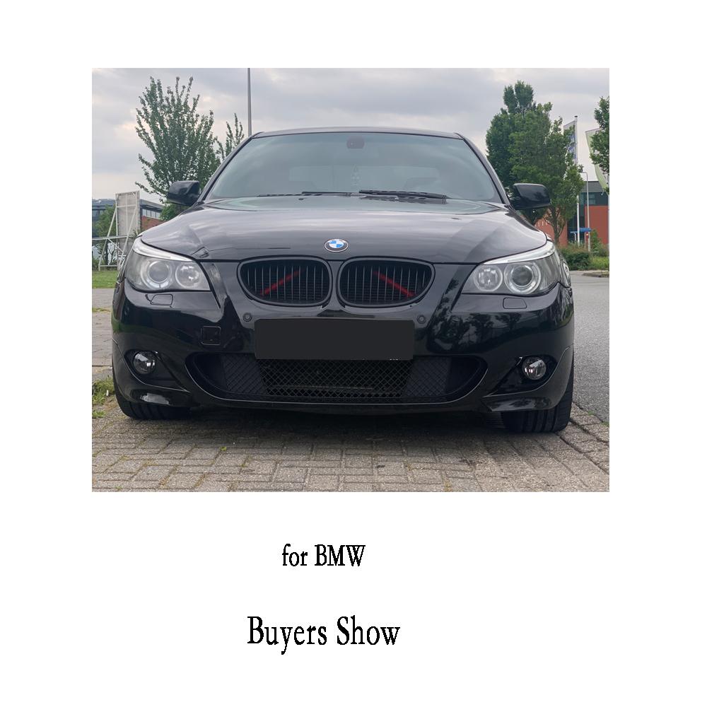 Fog Light Cover Bazel Grilles Fog Lights Lamp Frame Covers for BMW E60 E61 M Sport 2003-2009 525i 528i 530i 2004-2010 Dual Hole