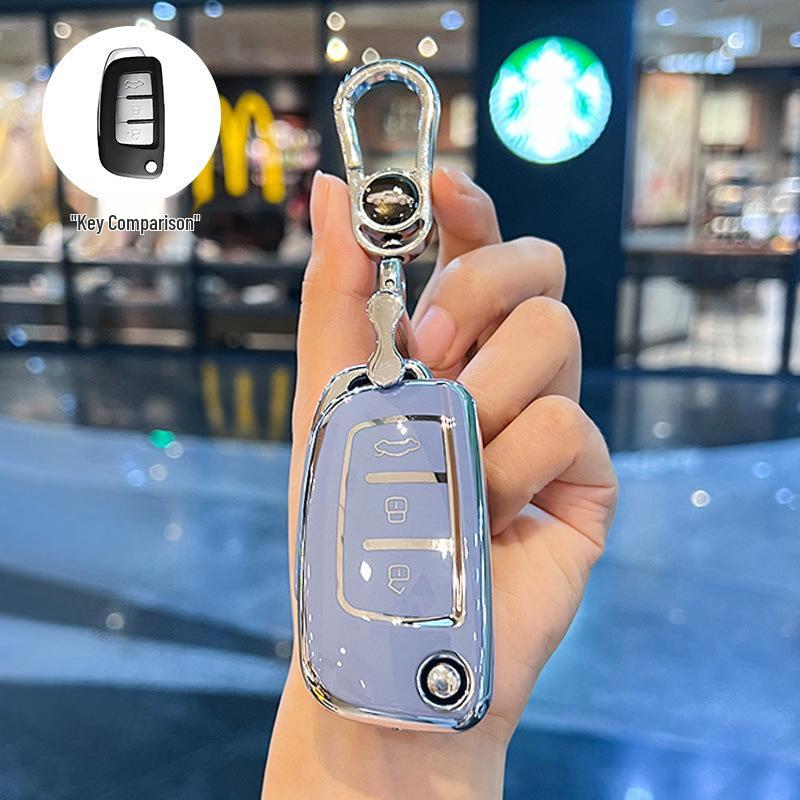 Geely Folding Key Cover for Vision X3, King Kong, Emgrand GL, Panda S1, Boyue X1, Xingrui, Binrui.