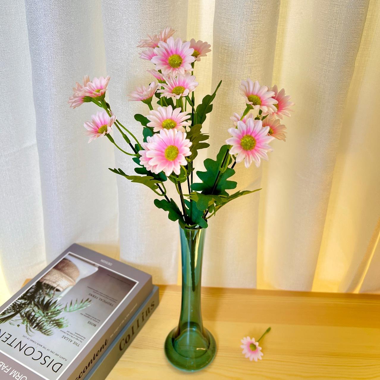 

Украшение дома Сделай сам Искусственные цветы 21 головка подсолнухов Маленькие букеты ромашек Свадебные декоративные материалы