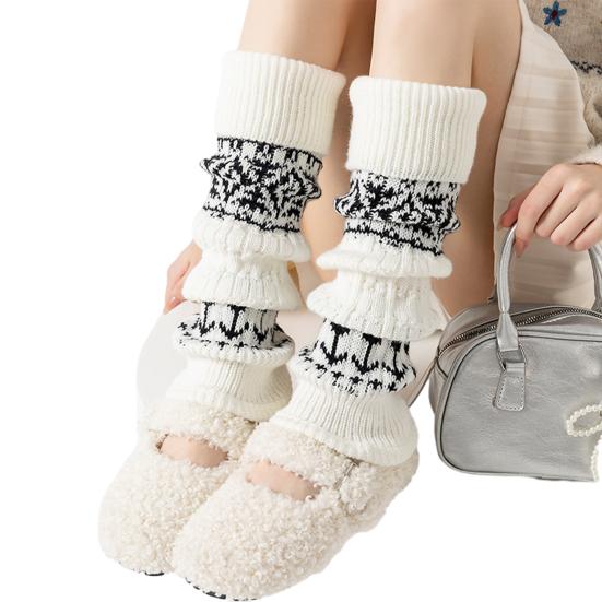 Pletené návleky na nohy Dámské Retro Bohémské Návleky na nohy Zimní Návleky na boty Manžety na boty na Párty Randění Street Wear