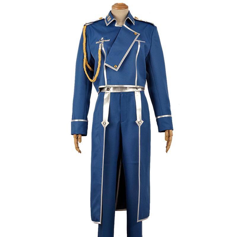 Fullmetal Alchemist Roy Mustang Cosplay Costume Halloween Party Outfit Fans Gift