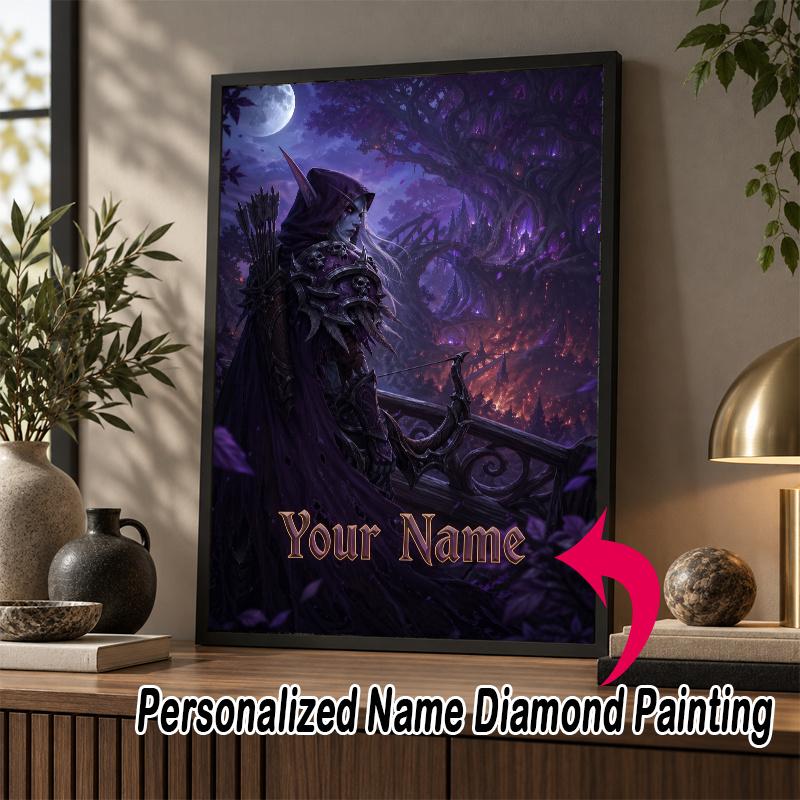 Individualus pavadinimas World of Warcraft 5D deimantinė tapyba Personalizuotas pilnas gręžimas Deimantinės dailės rinkinys Dovana