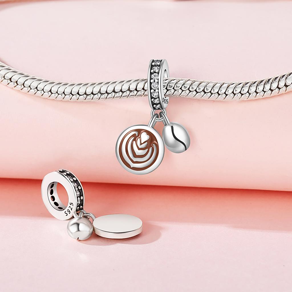 Copper Gourmet Bread And Coffee Series Charms Beads Fit Original Braceletsdiy Jewelry Fine Gifts