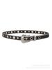 European and American Beautiful Women Belt Women Fashion Trendy Eye Shiny Style Western Rhinestone Buckle Wide Belt Waist Chain