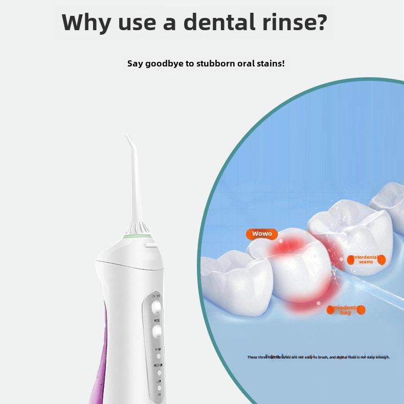 Smart Portable Electric Water Flosser for Oral Care and Teeth Cleaning