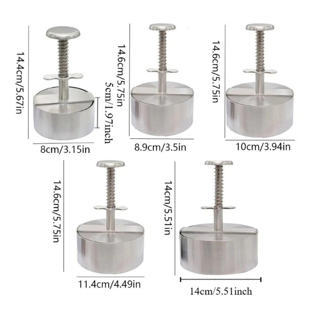 8/10/11/14cm Hamburger Press Mold Non-Stick Rice Ball Mold Thickness Burger Patty Maker  Meat Tool