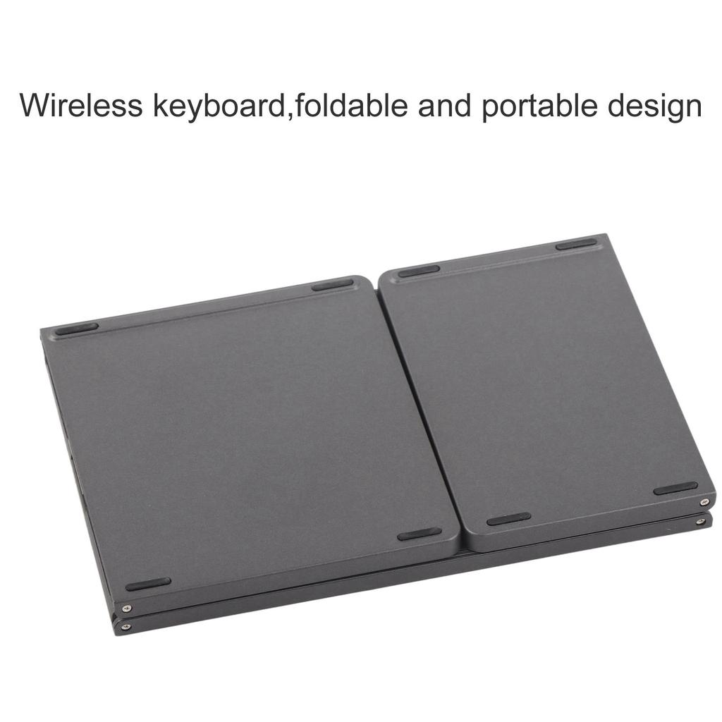   Keyboard Portable Folding DualMode   3.0 Rechargble Fingerboard with Toucad USB Wired(Black )