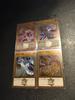 Bastel-Set 4 Stück/Set Yu-gi-oh! Selbstgemachte Kartensammlung Glas Flash Vergoldete Laser Flashs Anime Spielzeug Geschenk Cartoon