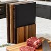 Cutting Boards for Kitchen 3 Pcs Book Shaped Thickened Chopping Boards for Kitchen for Cutting Meat Fruit Vegetables Cheese Home