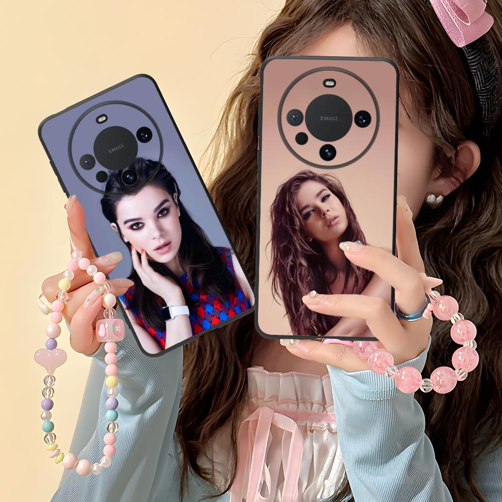 Hailee Steinfeld Matte TPU Mobile Phone Case for Huawei Mate 60 50 40 30 20 10 Pro Plus Lite E 5G Colorful Printing Cover