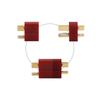 GTIWUNG 5 Pairs XT60 Connectors, XT-60 Male and Female Connectors, 5 Pairs XT30 Male and Female Bullet Connector Plugs for RC LiPo, 5 Pairs Red Ultra