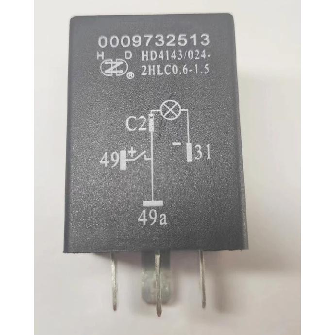 24V Flashing Relay HD4143 Forklift Parts 0009732513 for Linde.