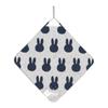 Marushin Loop Miffy Silhouette for Nursery and Preschool Entrance Perfect for Hand and Product 5825008200 Towel, Miffy, Rabbit, Grandchildren,