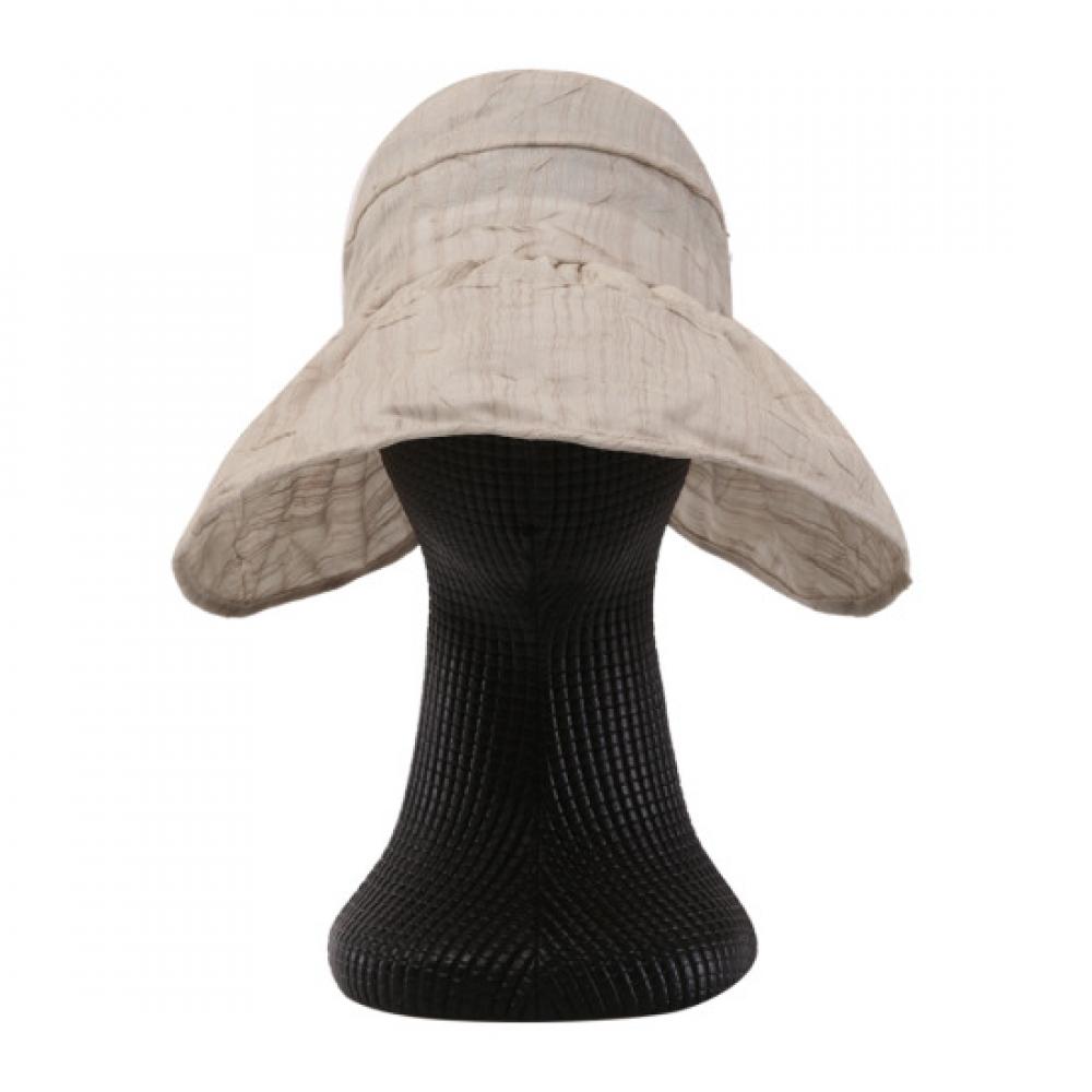 Shop Women S Wide Spring Summer Uv Protection Sun Hat Deep Beige Km Wh 0590