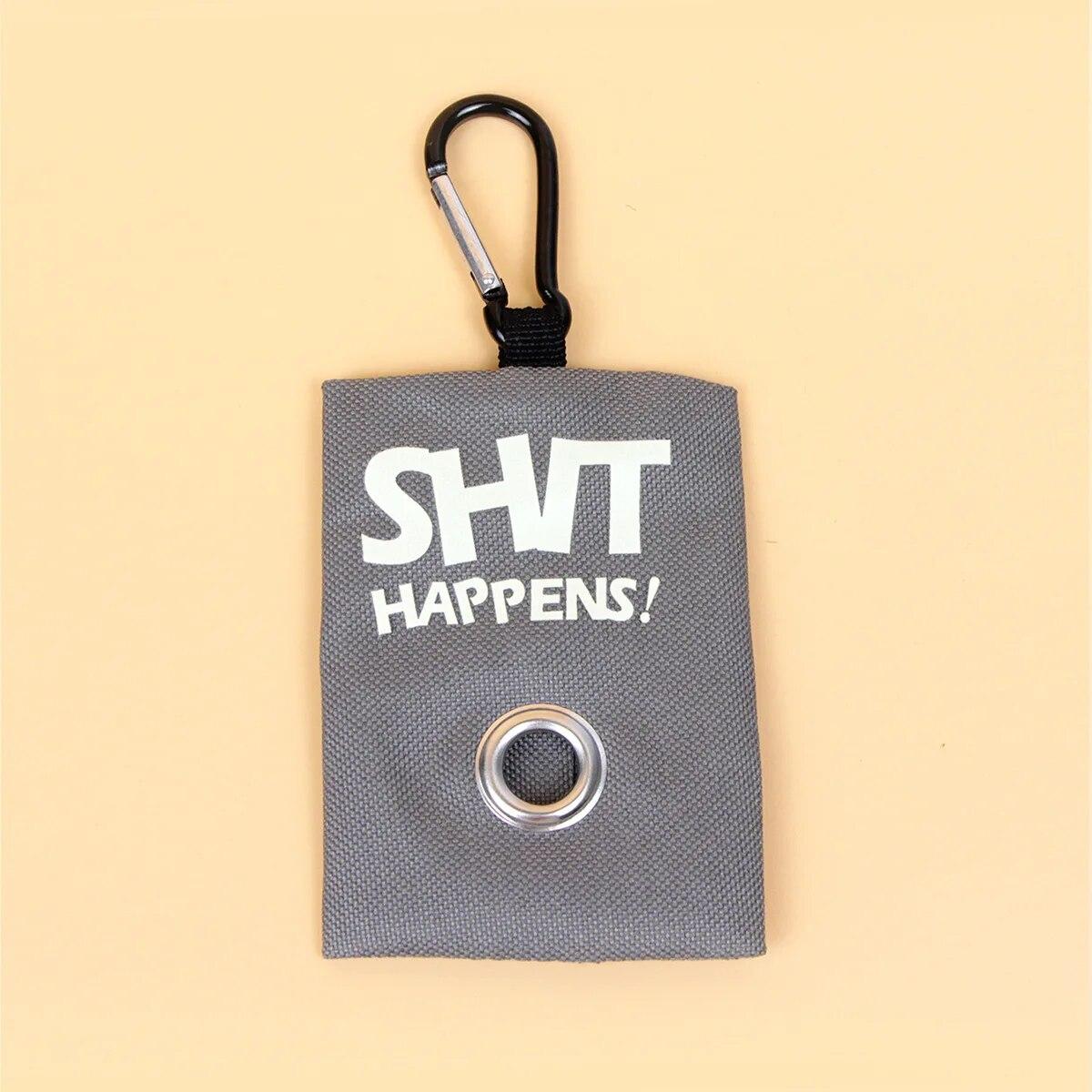 

Мешок для какашек для домашних животных, товары для домашних животных, холст, мешки для мусора, диспенсер, портативный держатель для мешка для мусора для собак, уличный щенок, кошка, сбор на открытом воздухе серый