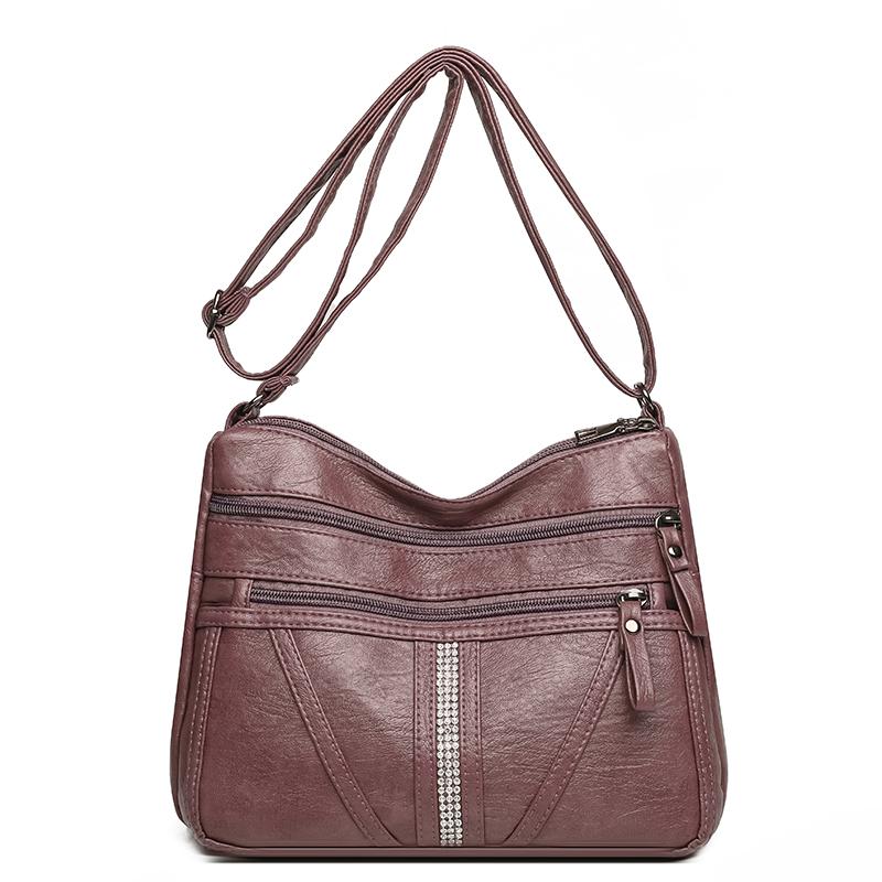 Damentasche 2026 Trend Handtaschen Damen Schultertaschen Weiches Leder Mode Vielseitige Umhängetasche