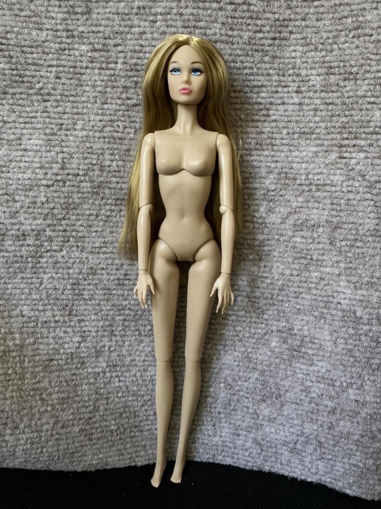 1/6 PP Face Mold Super Model Doll Figures FR Beige Dark Brown Skin Tone Joints Movable Solid Doll 30cm Doll Kids Birthday Gift