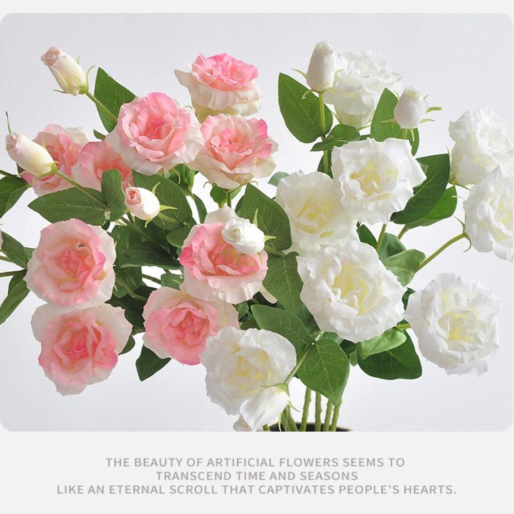 Real Touch Silk Flowers Silk Material Simulation Flowers Luxury Fake Flower  Wedding Setup