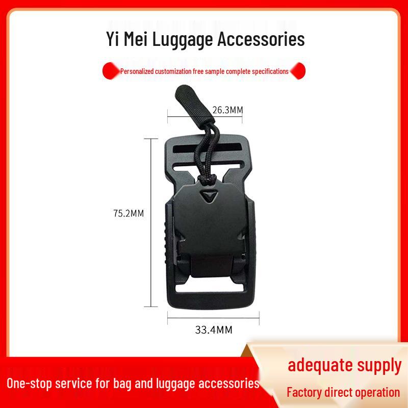Plastic Magnetic Tactical Buckle for 2.0-5.1CM Belts and Backpacks