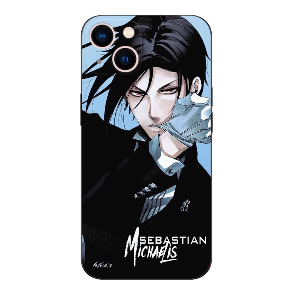 Black Tpu Case For OPPO A11S A15 A15S A16 A16S A16K A16E K3 K10 K9S ACE2 5G black butler