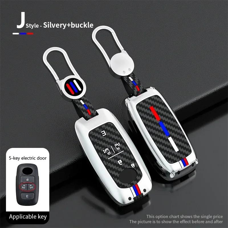 ACI4 Zinc Alloy for Toyota Yaris Ativ Raize Veloz Avanza Rush Perodua Daihatsu Malaysia Smart Remote Car Key Case Cover Keychain