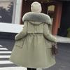 Thickened Winter Jacket Detachable Liner Parker Coat with Three Wearing Styles