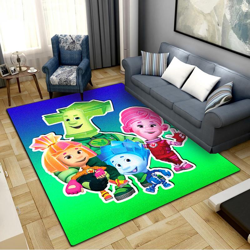 The Fixies Carpet Rug for Living Room Bedroom Home Sofa Decoration,Kids play Non-slip Floor Mat