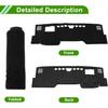 Dash Cover for Toyota Camry Xle Xse 2025-2026 with Hud Dashboard Cover Car Interior Anti-Slip/Anti Dust Polyester Black 1 Pcs
