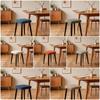 Waterproof Chair Seat Cover Washable Stool Cover Stretch Seat Covers  for Square Chairs