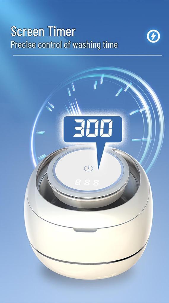 Denture & Jewelry Ultrasonic Cleaner with UV Function