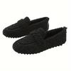 Fur Shoes Female Fall and Winter Outside 2025 Lamb's Wool Soybean Shoes Female Padded Flat Bottom Cotton Shoes Big Size
