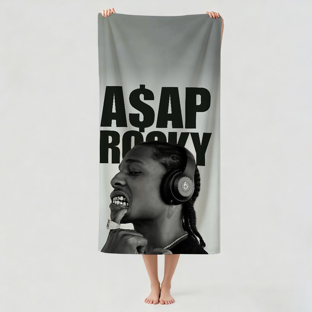 Amerikanischer Rapper A-Asap R-Rocky Handtuch Trocknen Badetuch Anwendbar Für Leichtes Schwimmen Camping Yoga Strand Aus