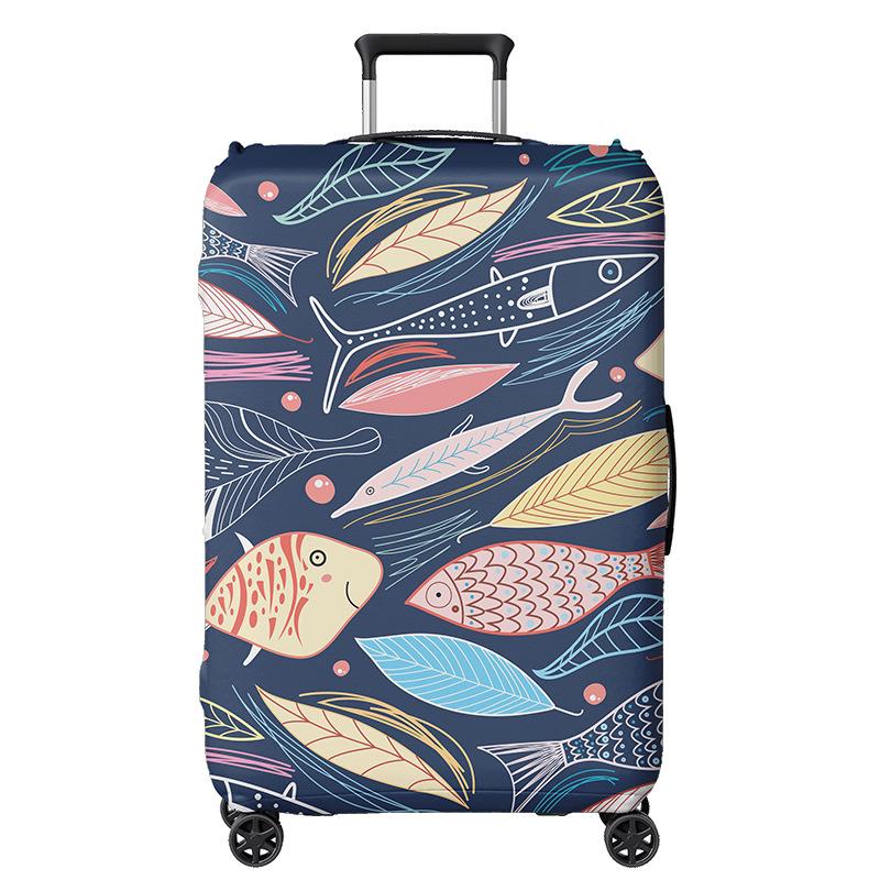 Přizpůsobitelný zesílený kožený cestovní kufr Obal proti prachu