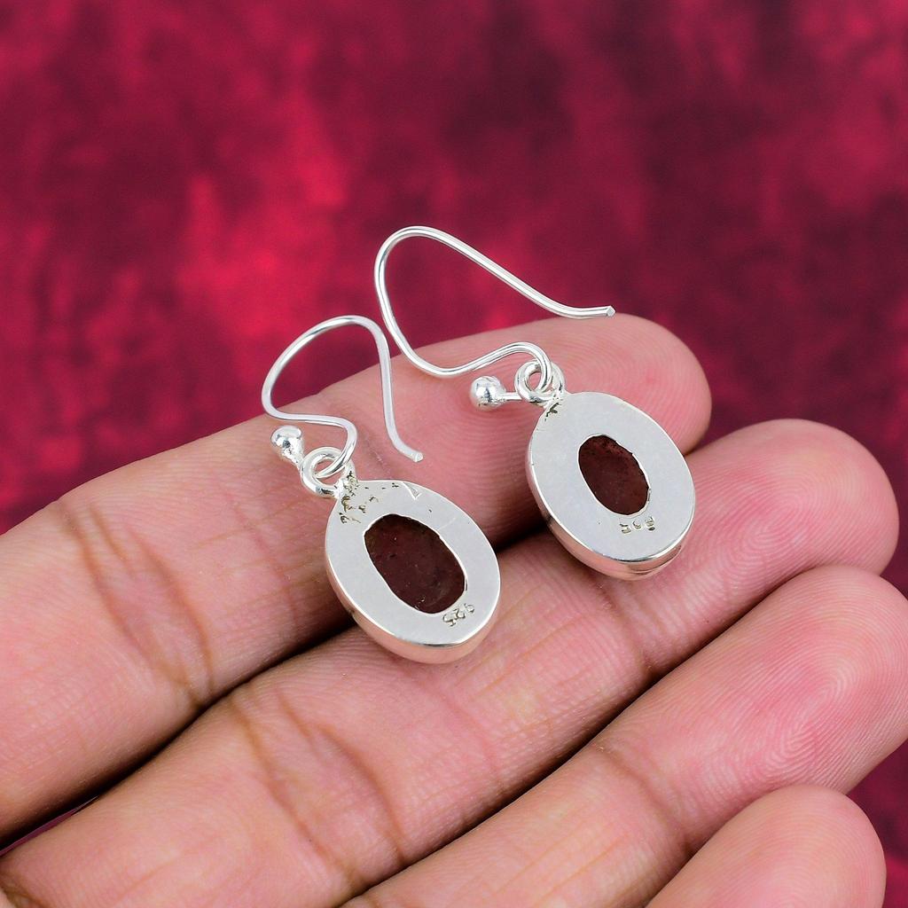 Strawberry Quartz  Earrings Gemstone Jewelry, 925 Solid Sterling Silver Handmade Earrings, Latest Design Jewelry