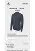 YKYWBIKE Men's Fleece Long Sleeve Cycling Jersey - Solid Color, Autumn/Winter Warmth