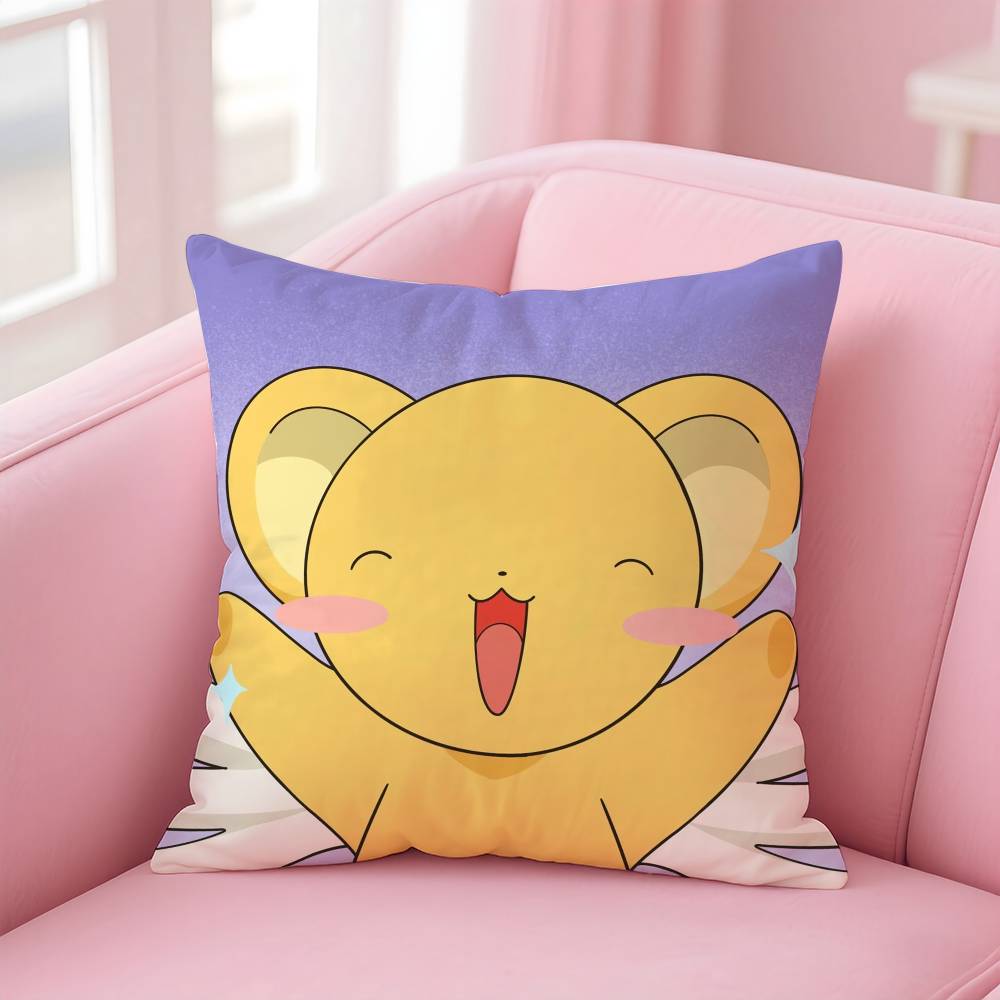 Cartoon Anime C-Cardcaptor S-Sakura Pillow Case pattern printing pillowcase living room sofa cushion cover bedroom room decor