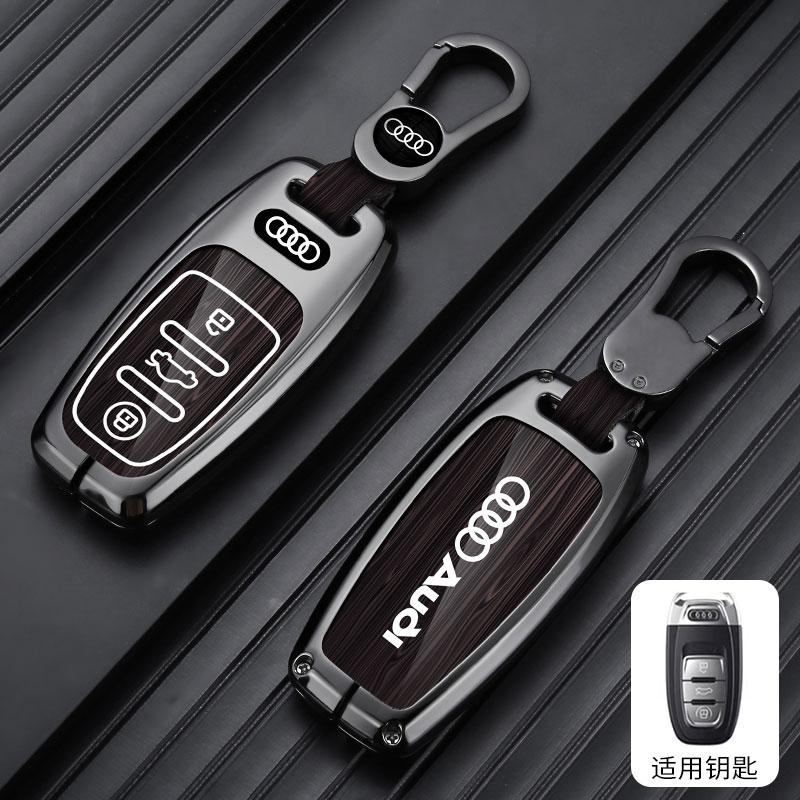 For Audi 8P Leather NEW Car Remote Key Case Cover Shell For Audi A3 8V A4 B8 B9 A5 A6 C7 A7 A8 Q3 Q5 Q7 S4 S6 S7 S8 R8 TT Holder Accessories