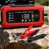 Plastic Intelligent Car Battery Charger 12V 6A Motorcycle Battery Charging Unit  Lead-Acid Battery