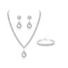New Style Jewelry - Metal Necklace and Earrings - Wedding Bride Set Combination