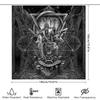 Gothic Horror Shower Curtain Dark Fantasy Tapestry Wall Hanging Halloween Decor Spooky Macabre Art Home Decor Room Divider