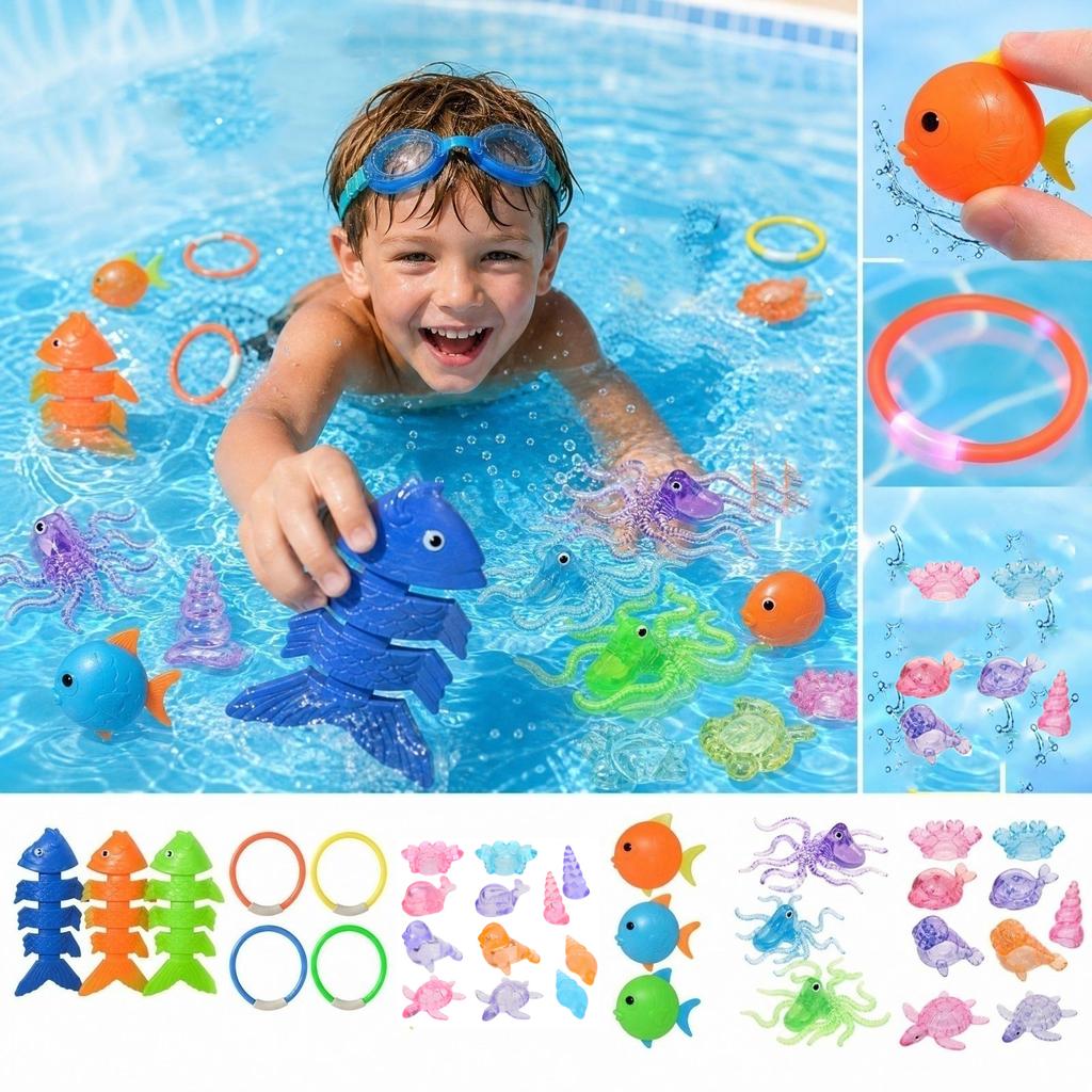 Swimming Pool Diving Toys for Kids Summer Outdoor Fun