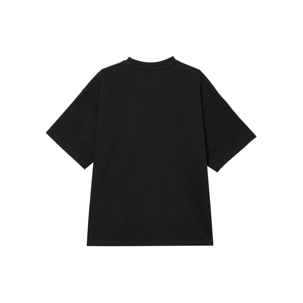 adidas Serie EQT Comoda Semplice Larga T-shirt a Maniche Corte Uomo Top Nero JN4848